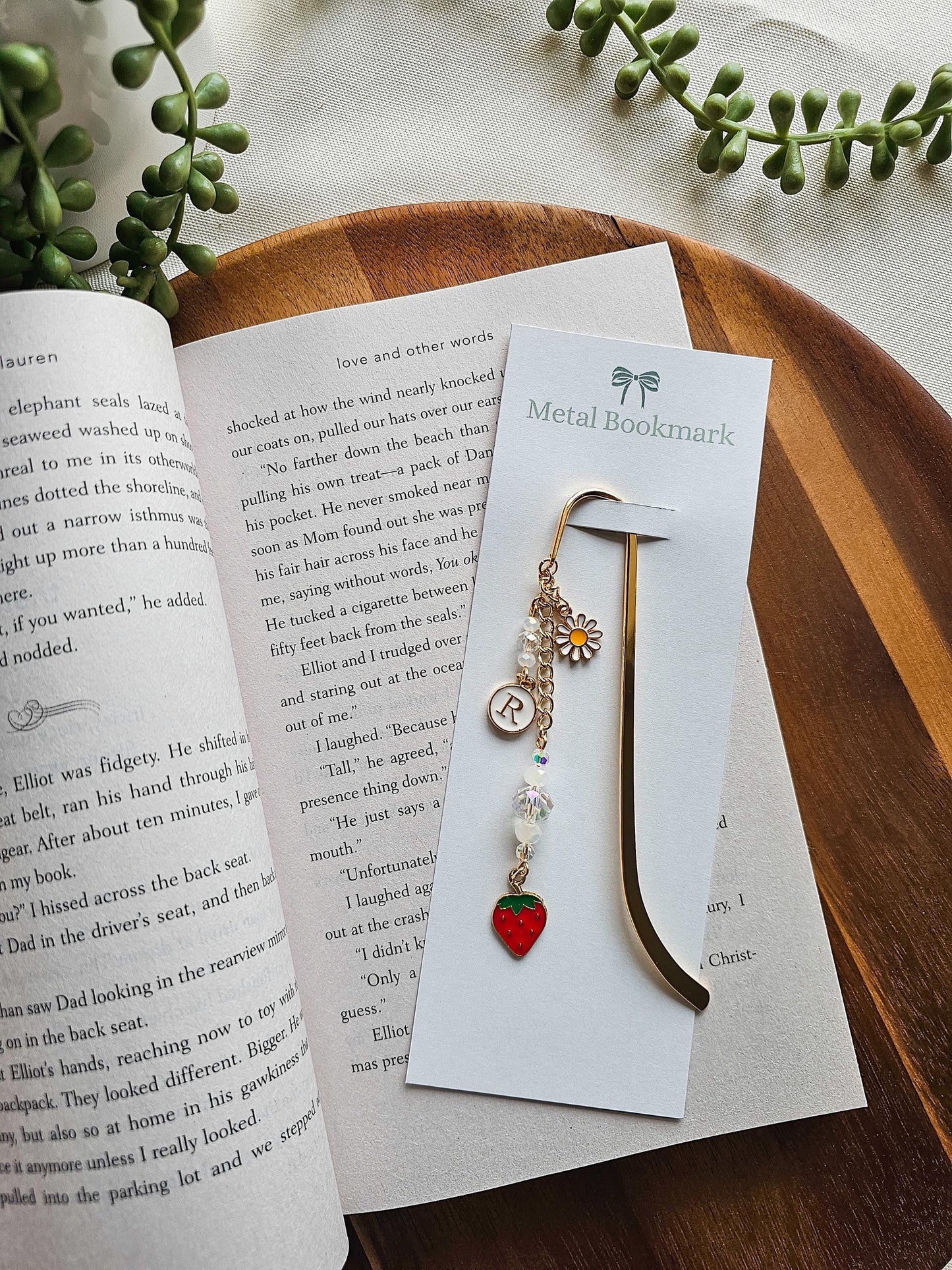 Strawberry Fields | Layered Charm Bookmark