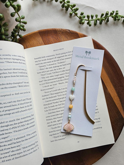 Seashell Charm Bookmark