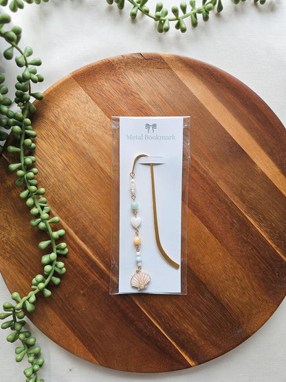 Seashell Charm Bookmark