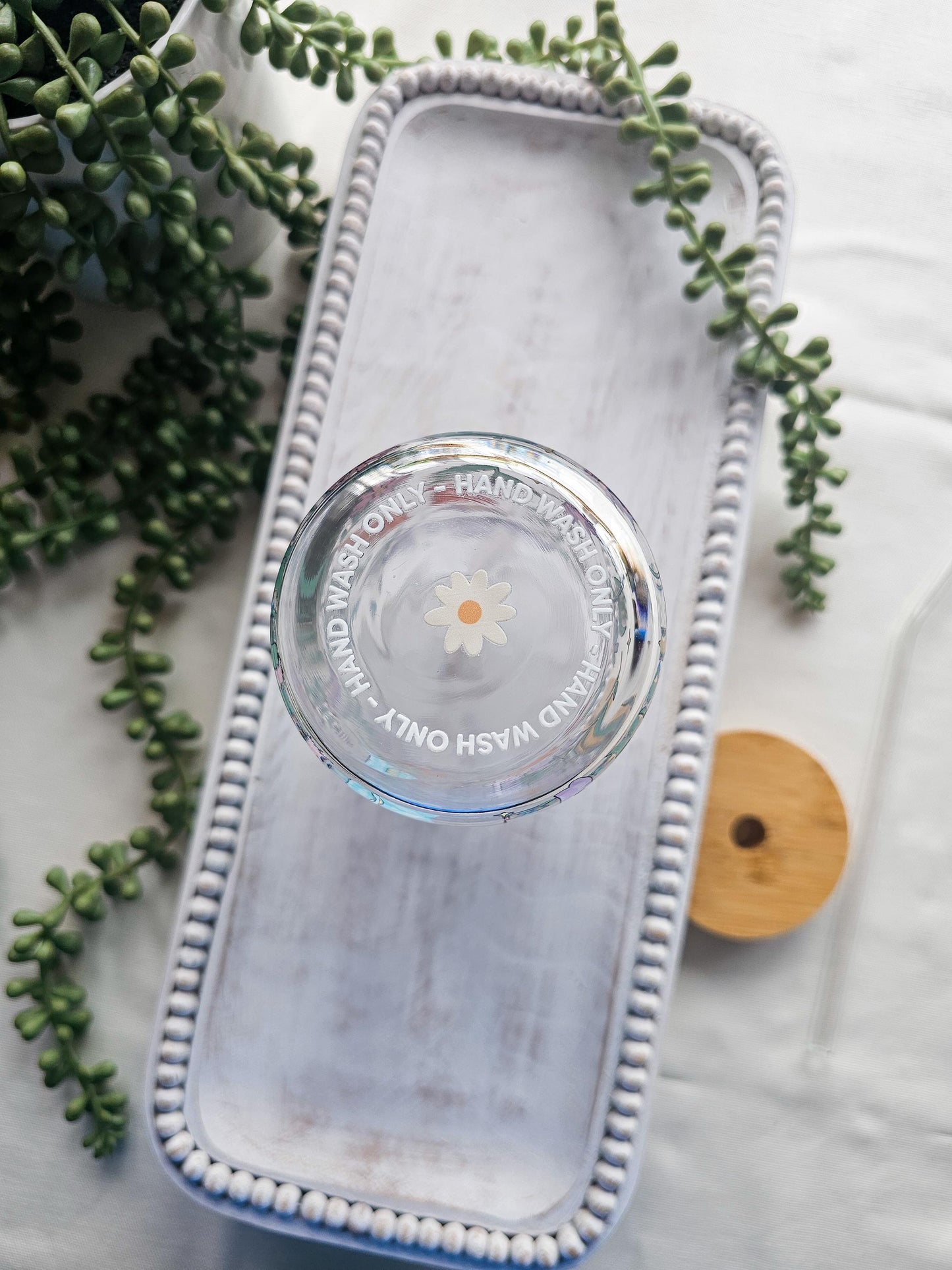 Butterfly Gardens Glass Coffee Cup