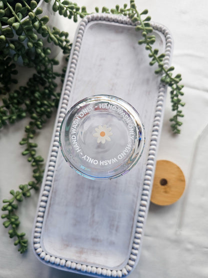 Butterfly Gardens Glass Coffee Cup