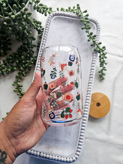 Cottage Breakfast Glass Coffee Cup