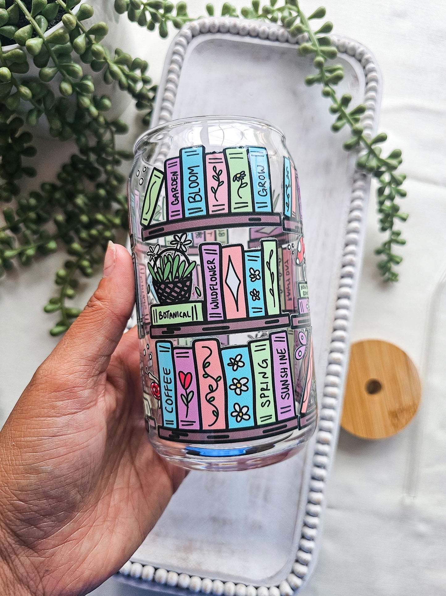 Endless TBR Glass Coffee Cup