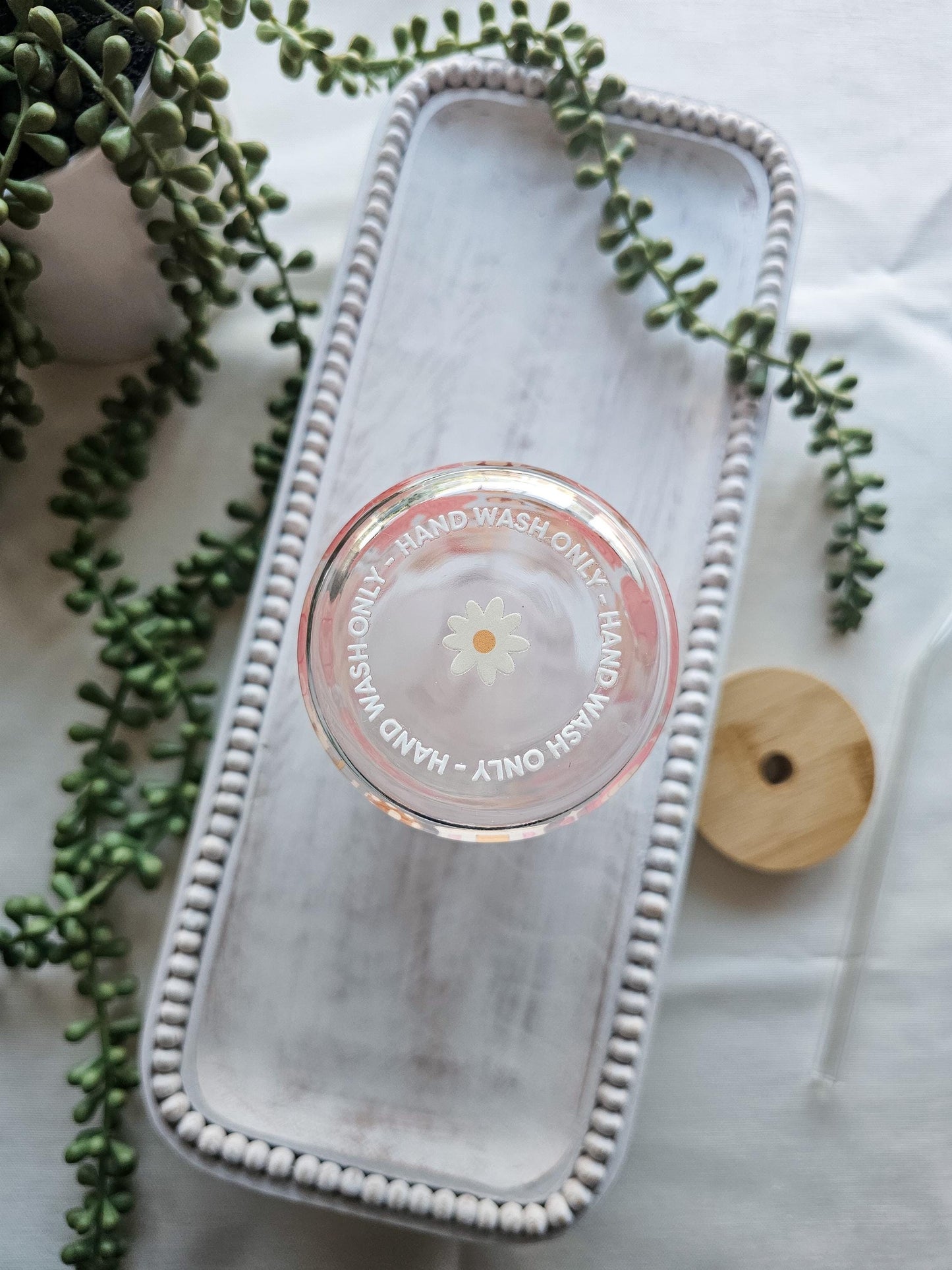 Girlie Fall Glass Coffee Cup