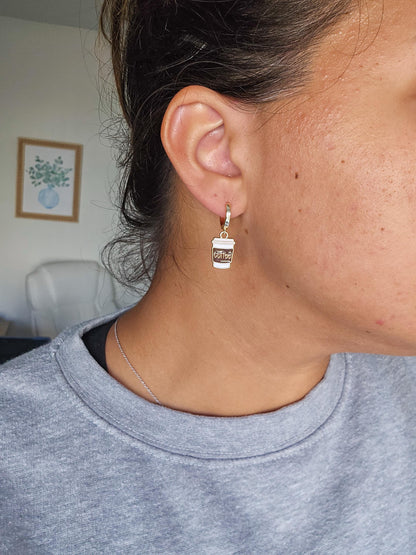 Go Go Juice | Huggie Charm Earrings