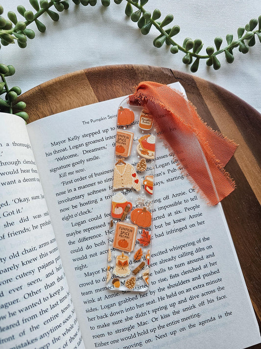Pumpkin Everything Acrylic Bookmark