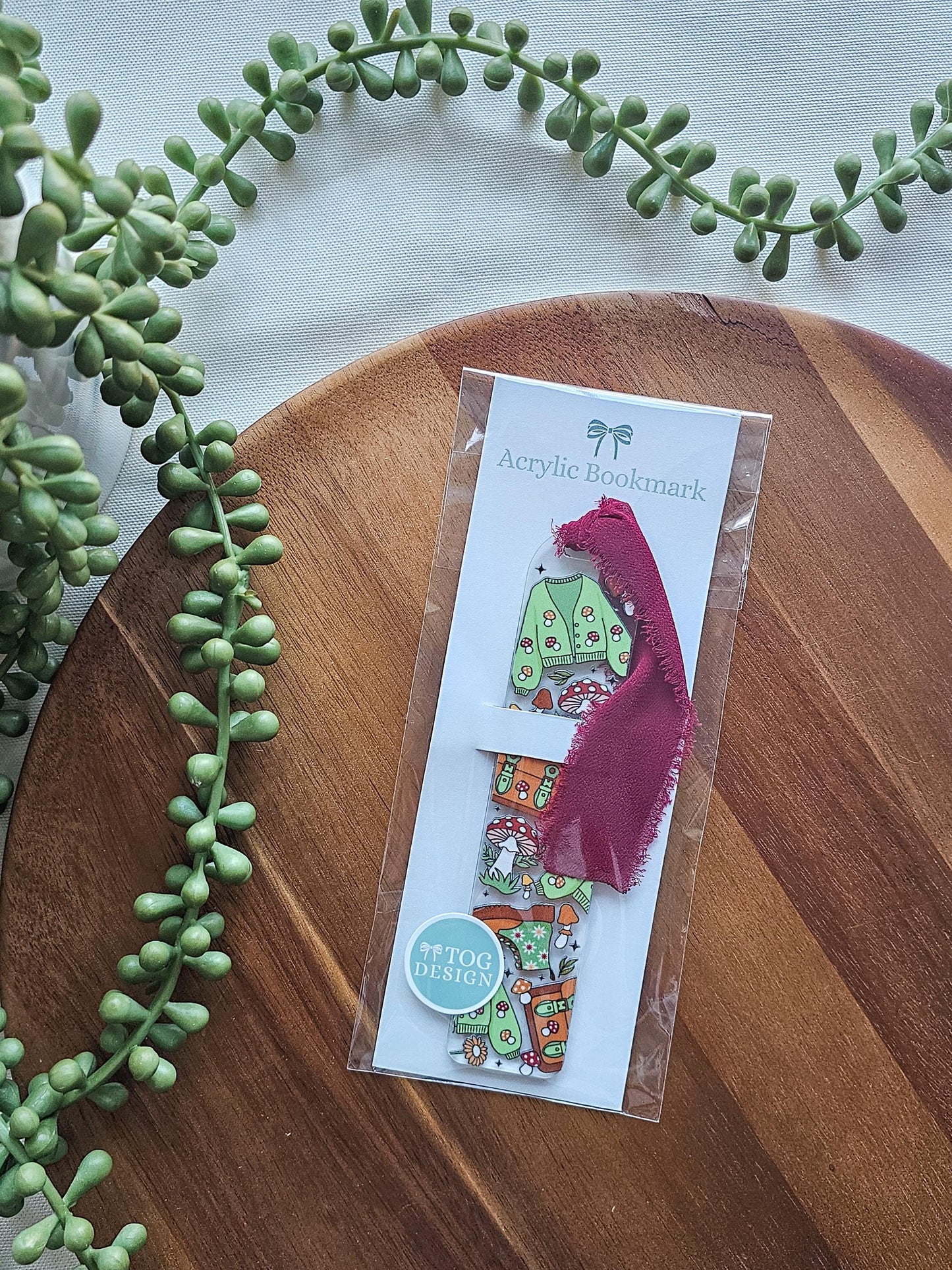 Autumn Cottage Acrylic Bookmark