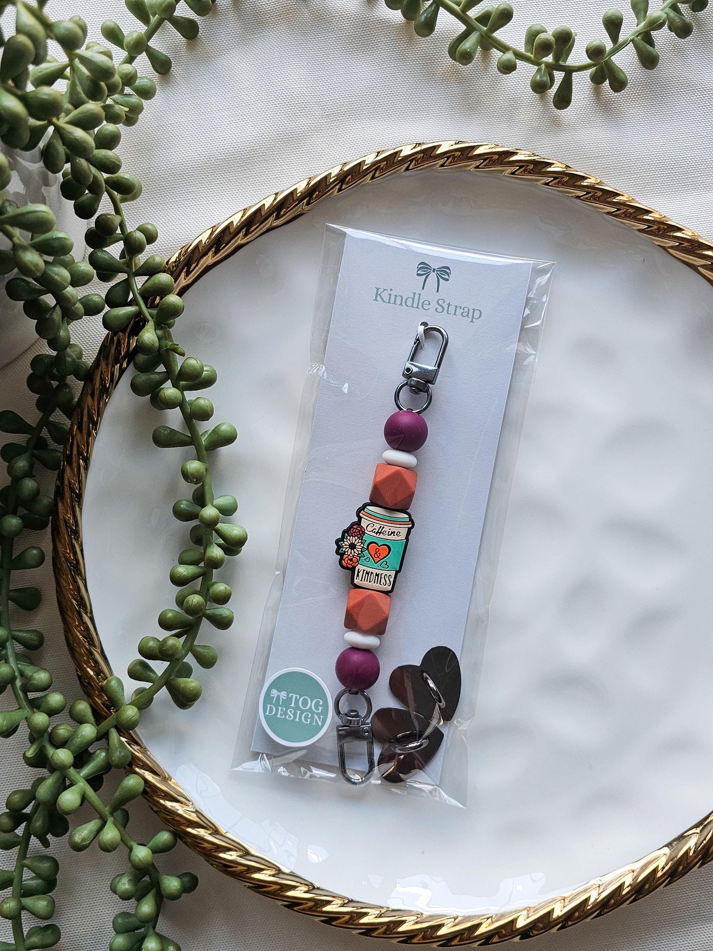 Caffeine & Kindness Kindle Strap