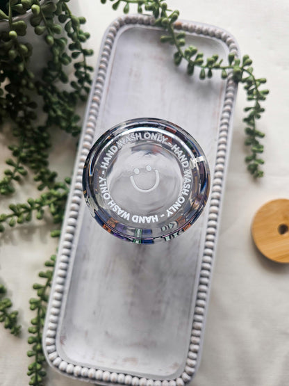 Witchy Library Glass Coffee Cup