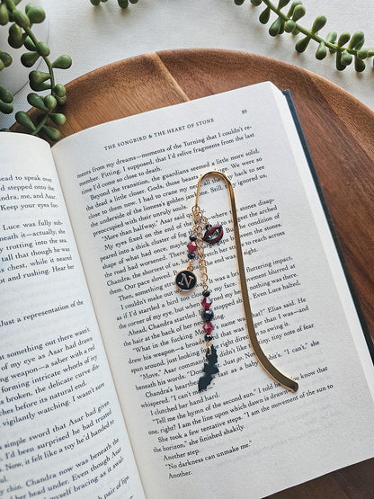 Midnight Bite | Layered Charm Bookmark