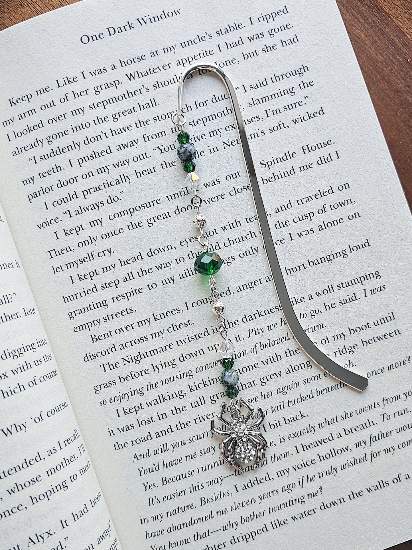 Spider Charm Bookmark
