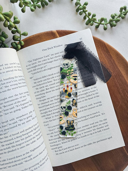 Dark Academia Acrylic Bookmark