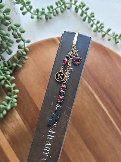 Midnight Bite | Layered Charm Bookmark
