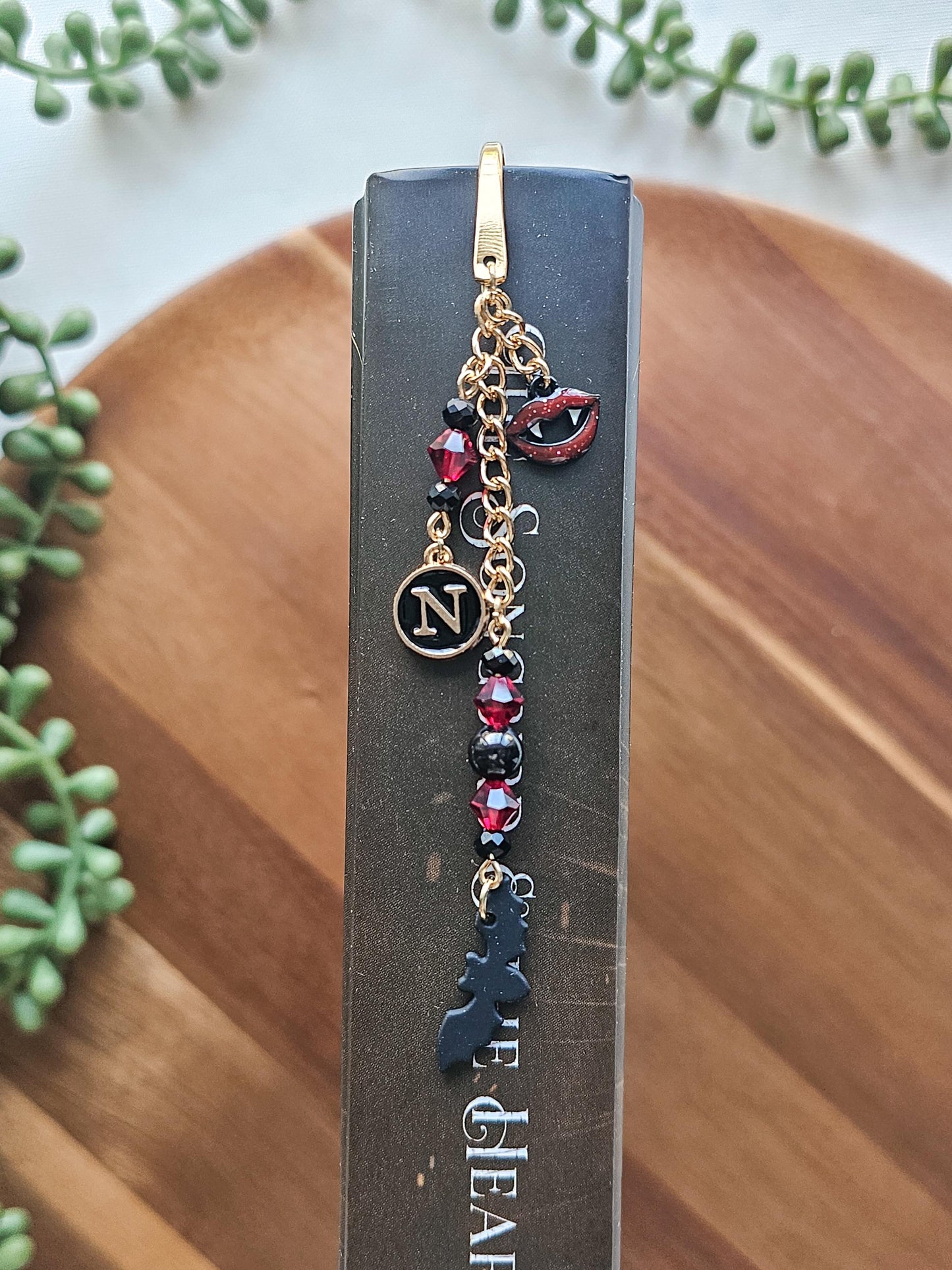 Midnight Bite | Layered Charm Bookmark