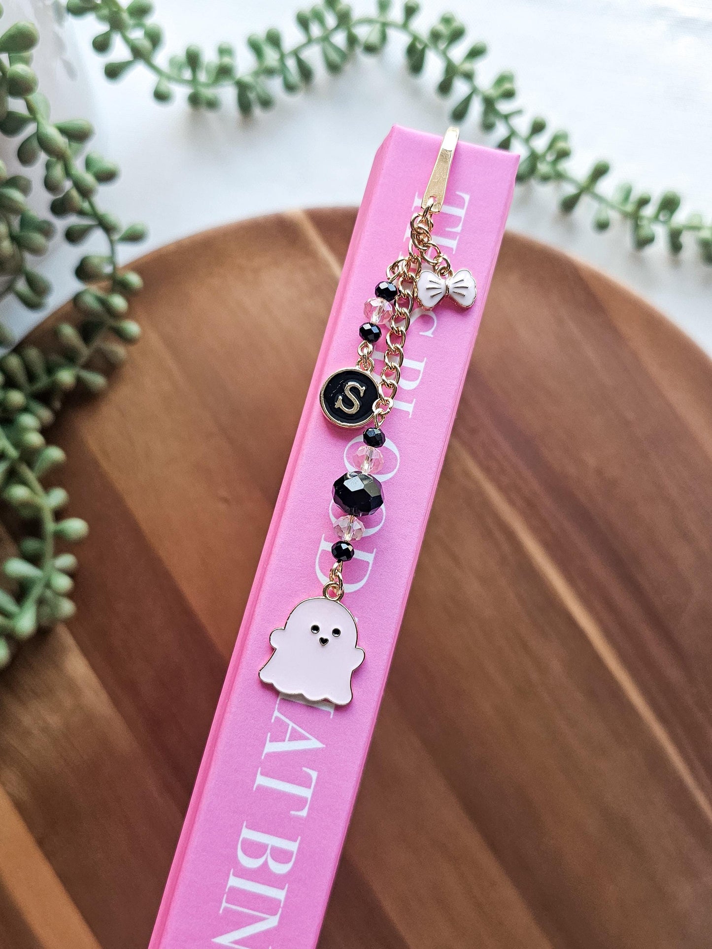 Pink Apparition | Layered Charm Bookmark