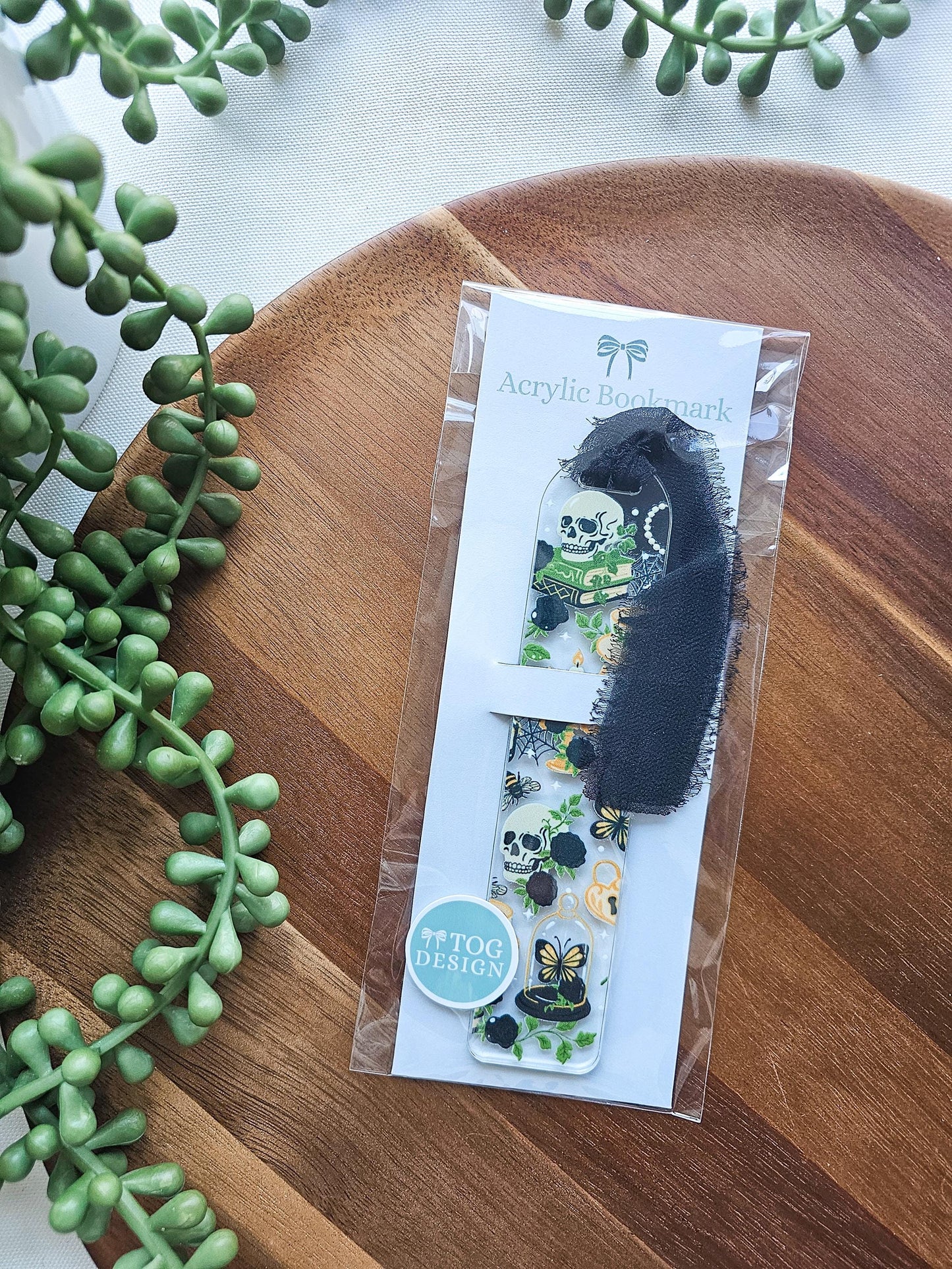 Dark Academia Acrylic Bookmark