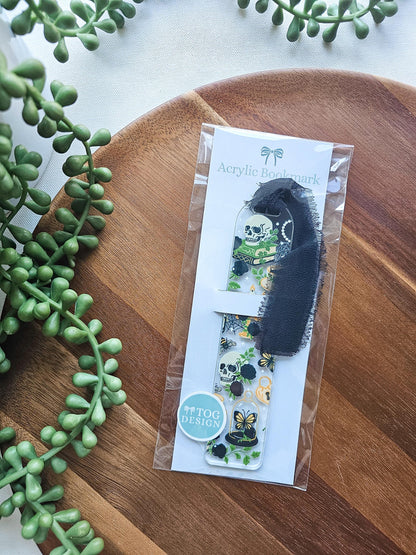 Dark Academia Acrylic Bookmark