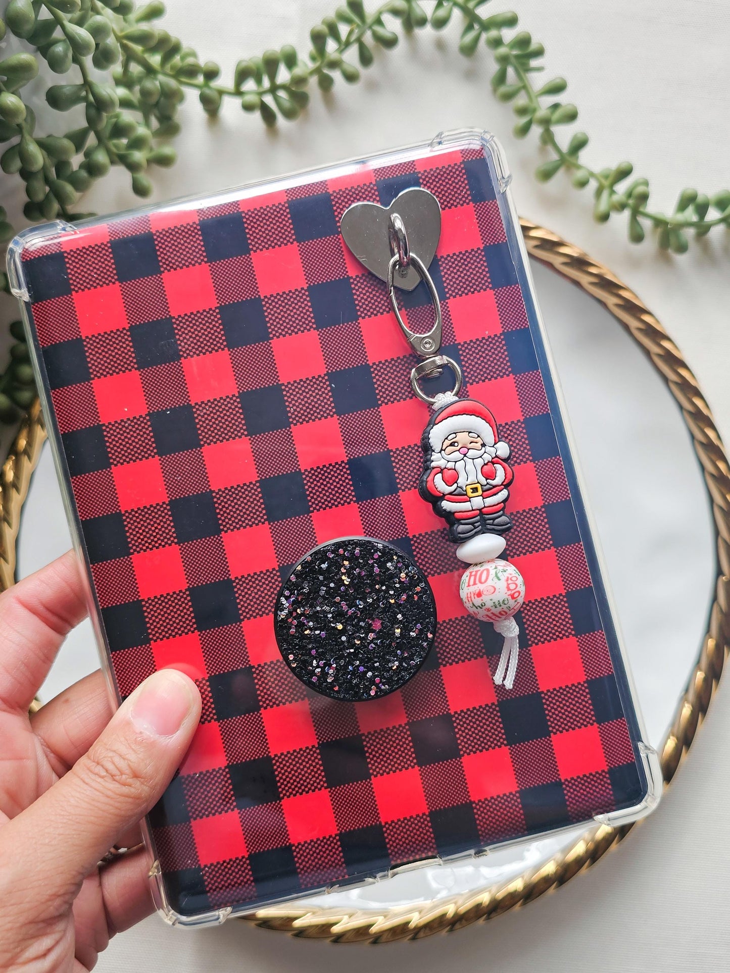 Santa Kindle Buddy Keychain