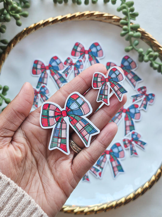 Christmas Bow Sticker