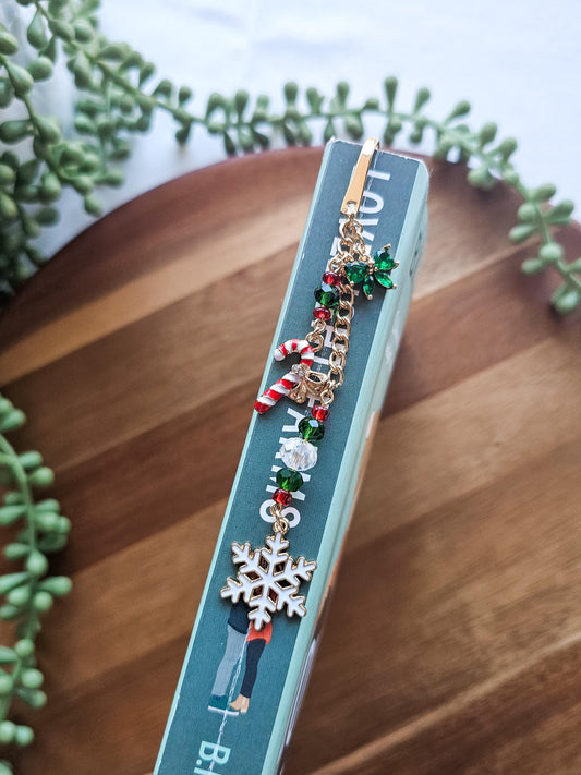 Evergreen Pages | Layered Charm Bookmark