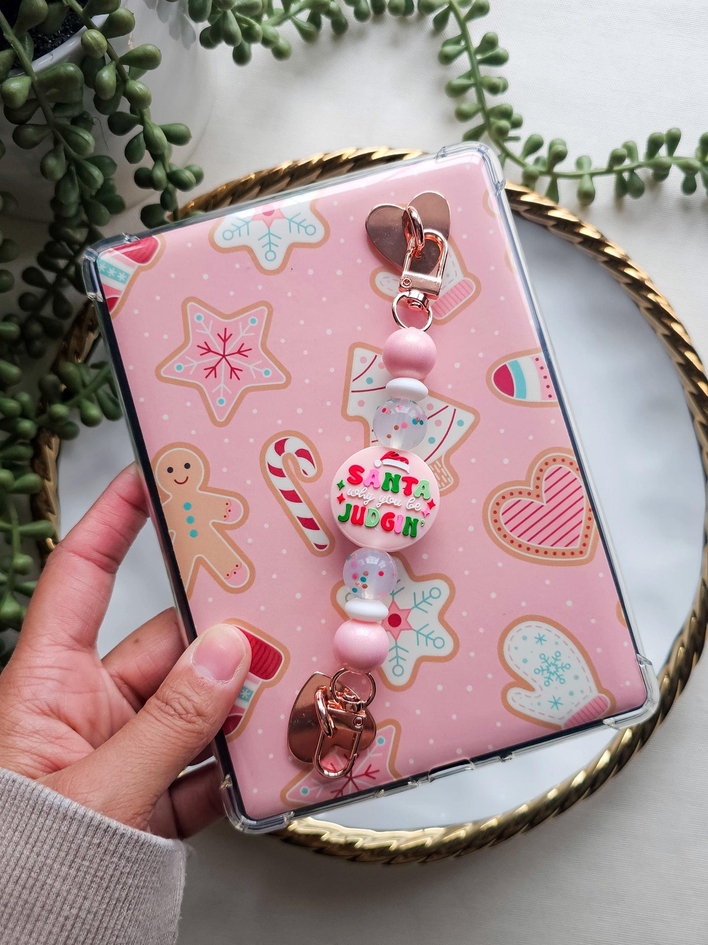 Santa Why You Be Judgin' Kindle Strap