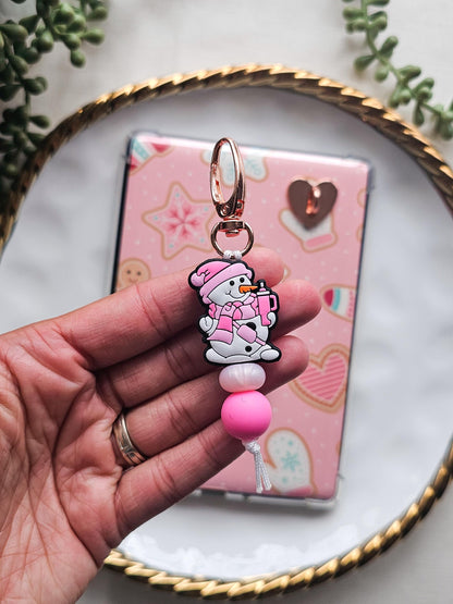 Snowman Kindle Buddy Keychain