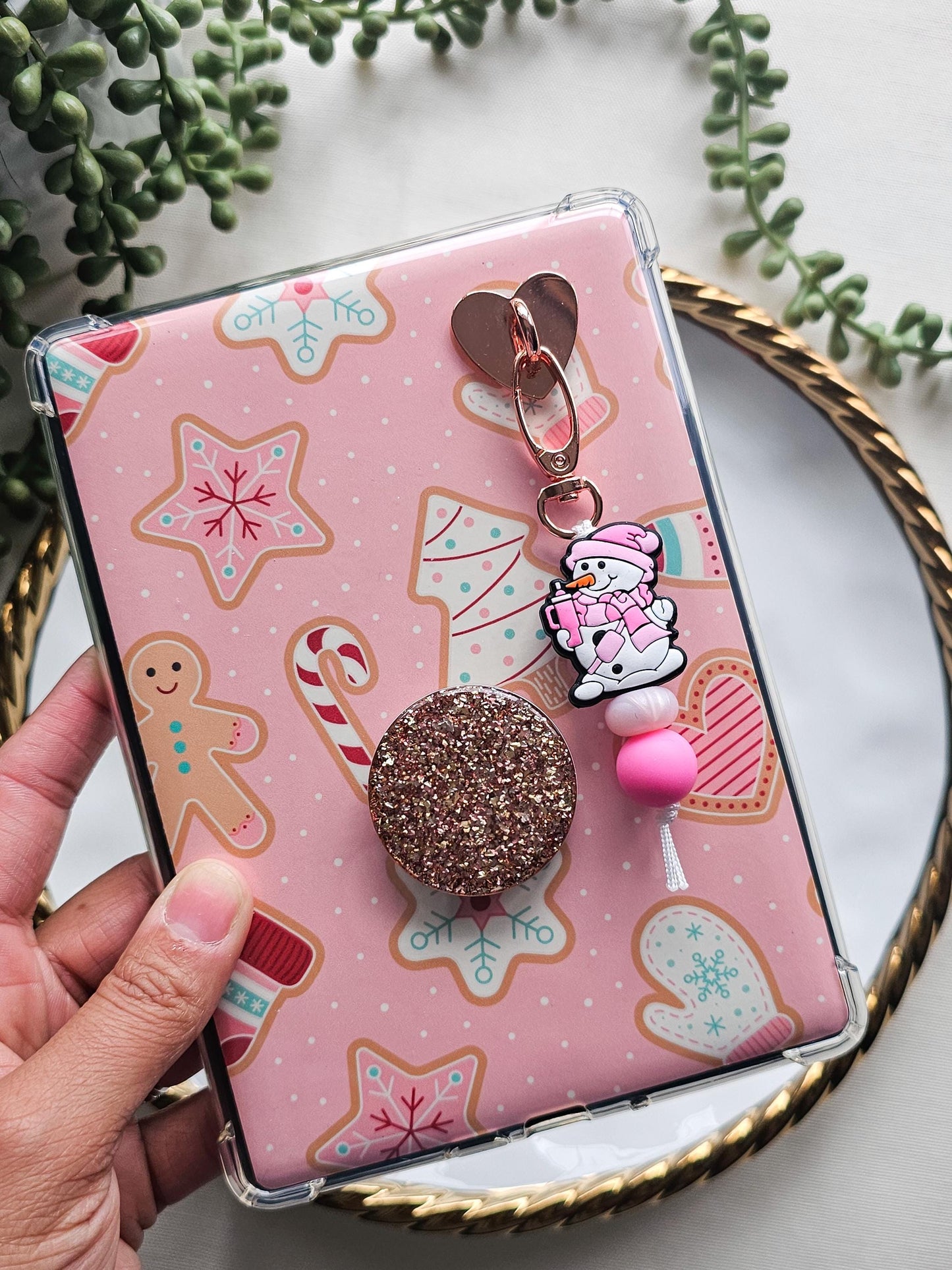 Snowman Kindle Buddy Keychain