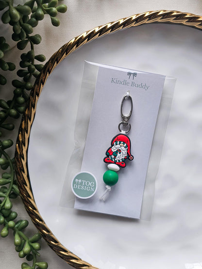 Christmas Gnome Kindle Buddy Keychain