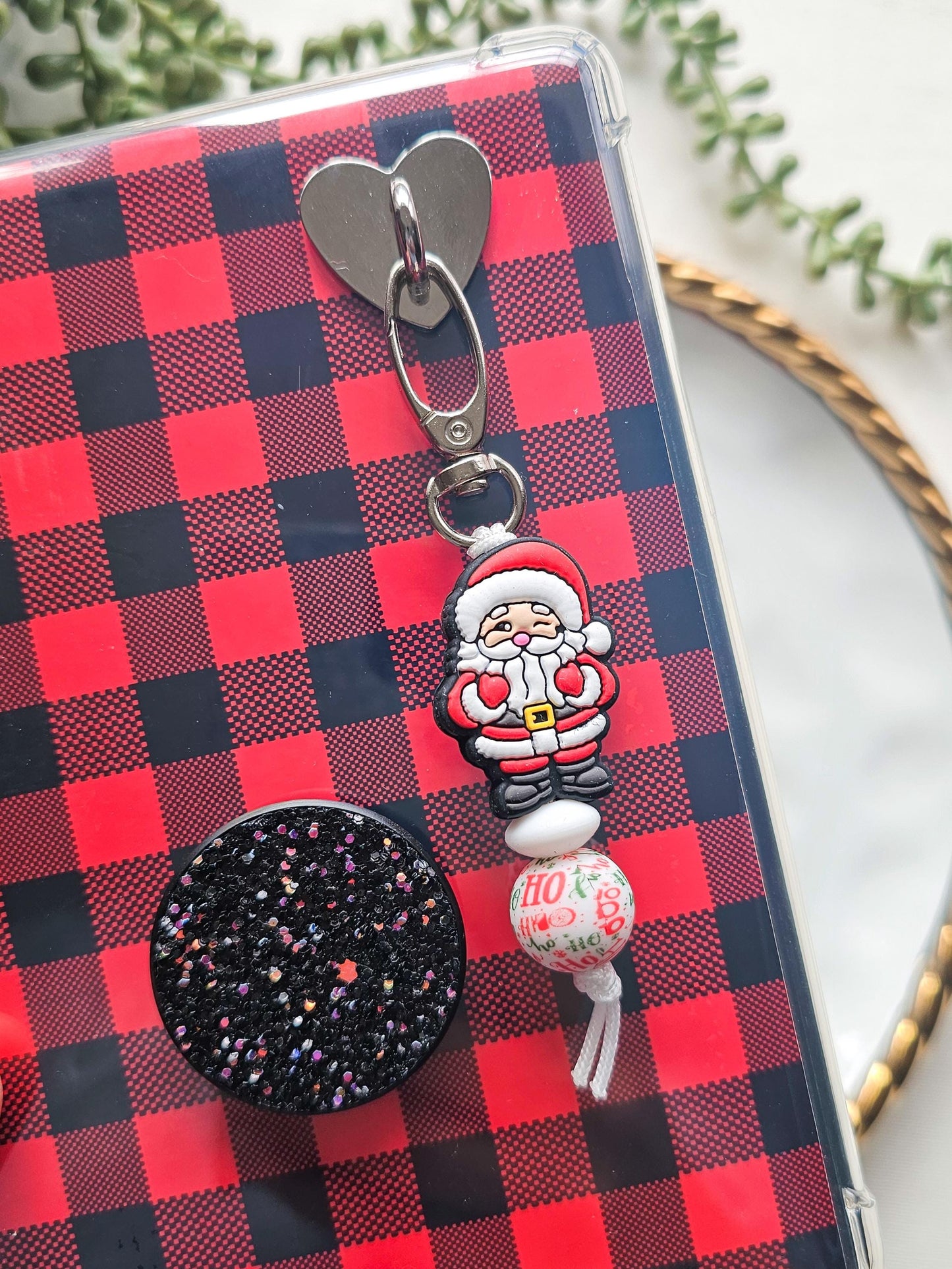 Santa Kindle Buddy Keychain