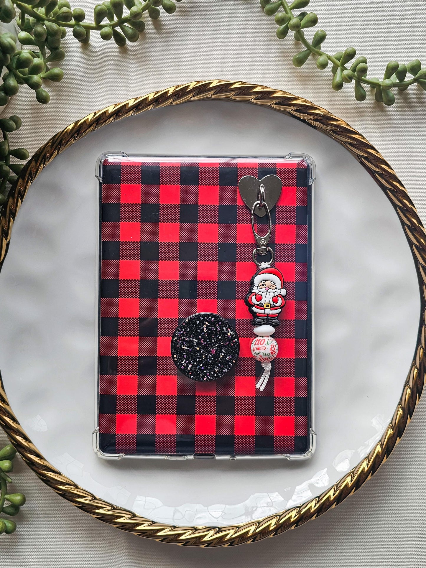 Santa Kindle Buddy Keychain