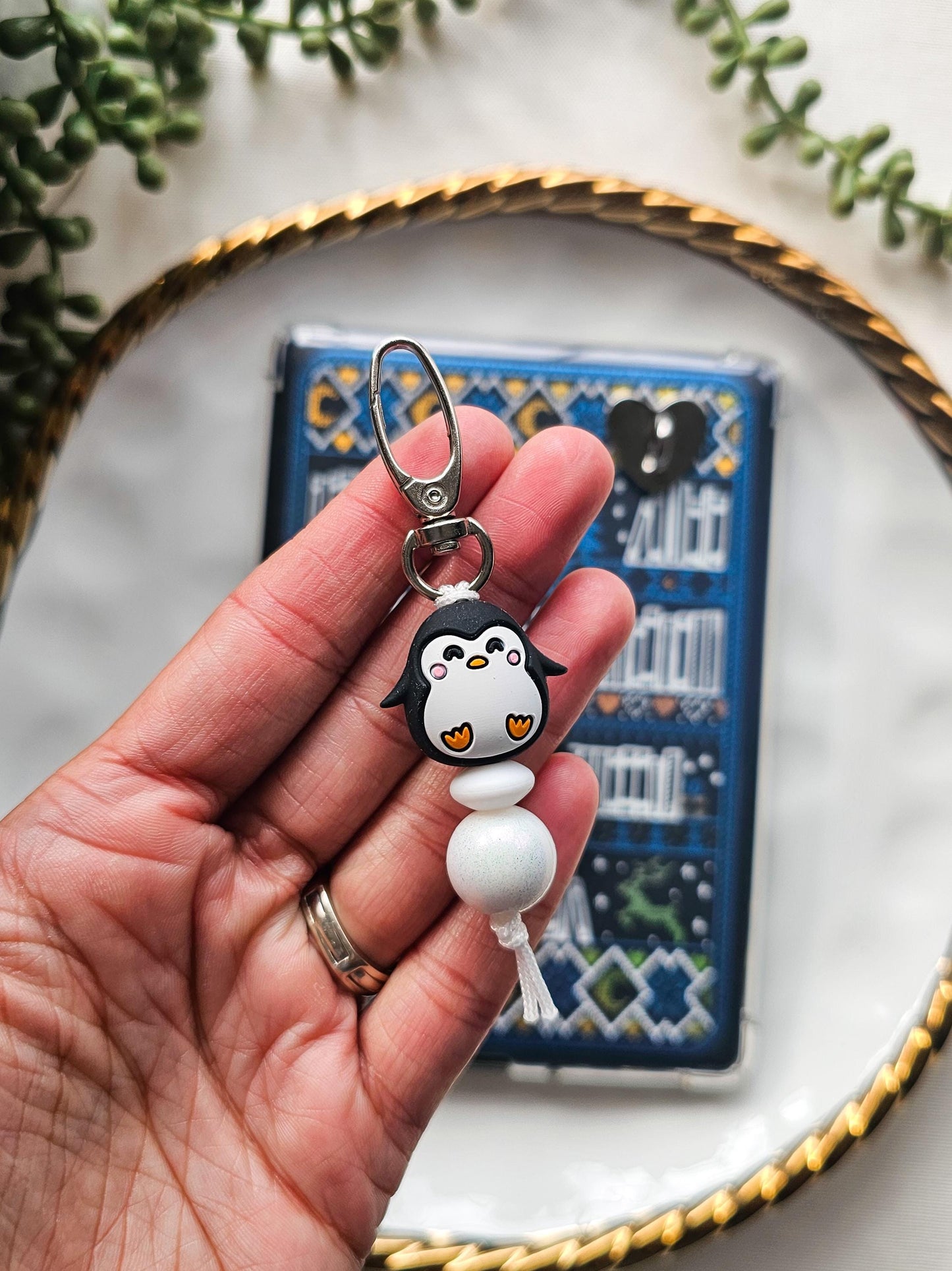 Penguin Kindle Buddy Keychain