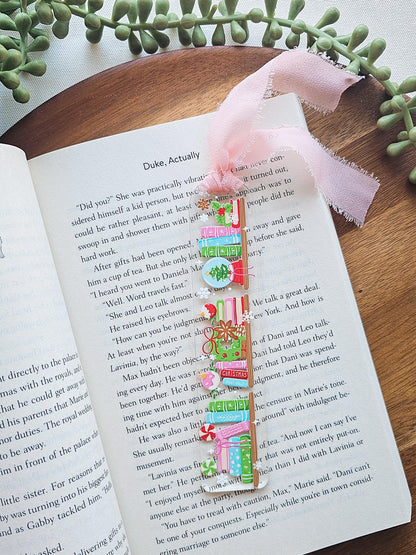 Charming Bookshelf Acrylic Bookmark