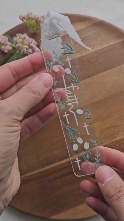 Rooted in Faith Acrylic Bookmark