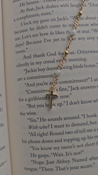 Grace Between Pages Charm Bookmark