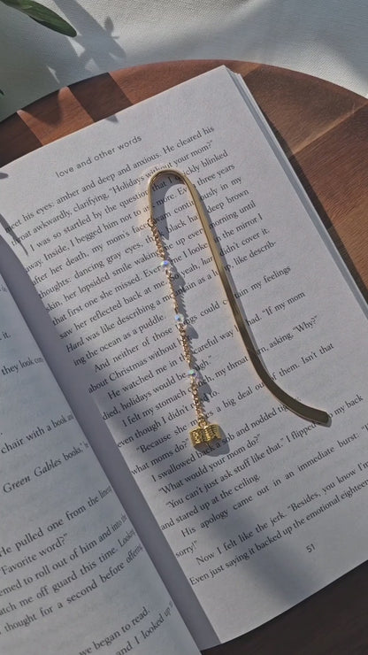 Gentle Reader Charm Bookmark