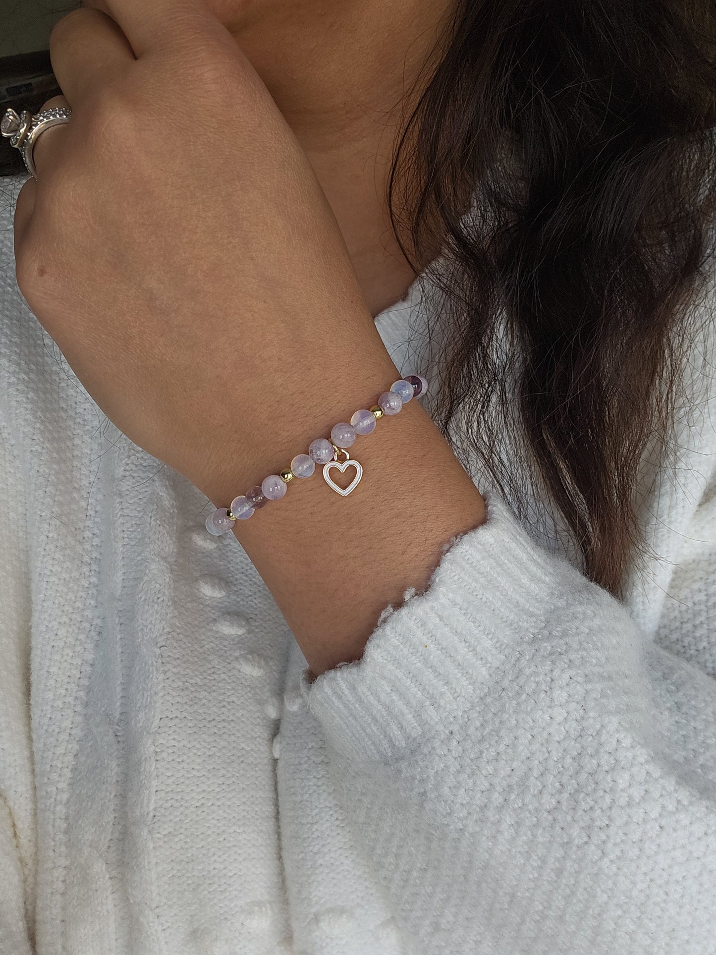 Lavender Haze Gemstone Bracelet