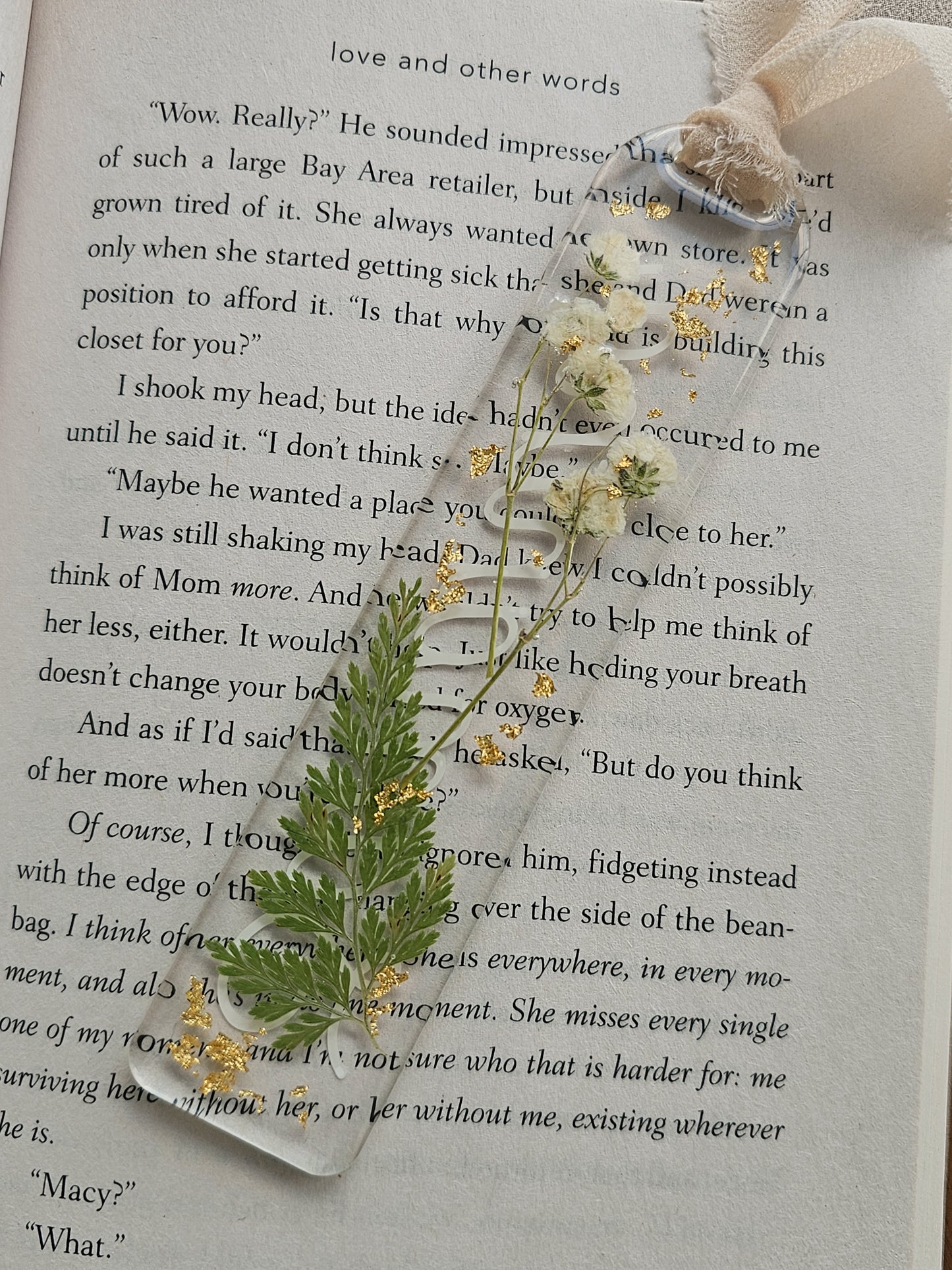 Fern & Fable Resin Bookmark