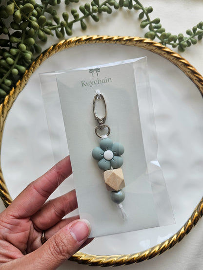 Sage Petals Kindle Buddy Keychain