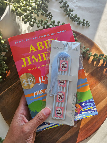 Cherry Jubilee Acrylic Bookmark