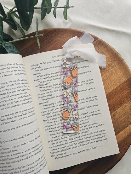 Bows & Brews Acrylic Bookmark