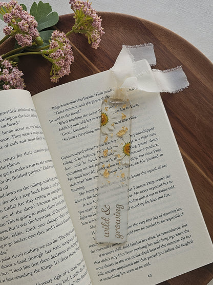 Wild & Growing Resin Bookmark