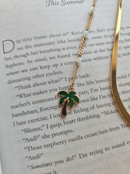 Palm & Prose Charm Bookmark
