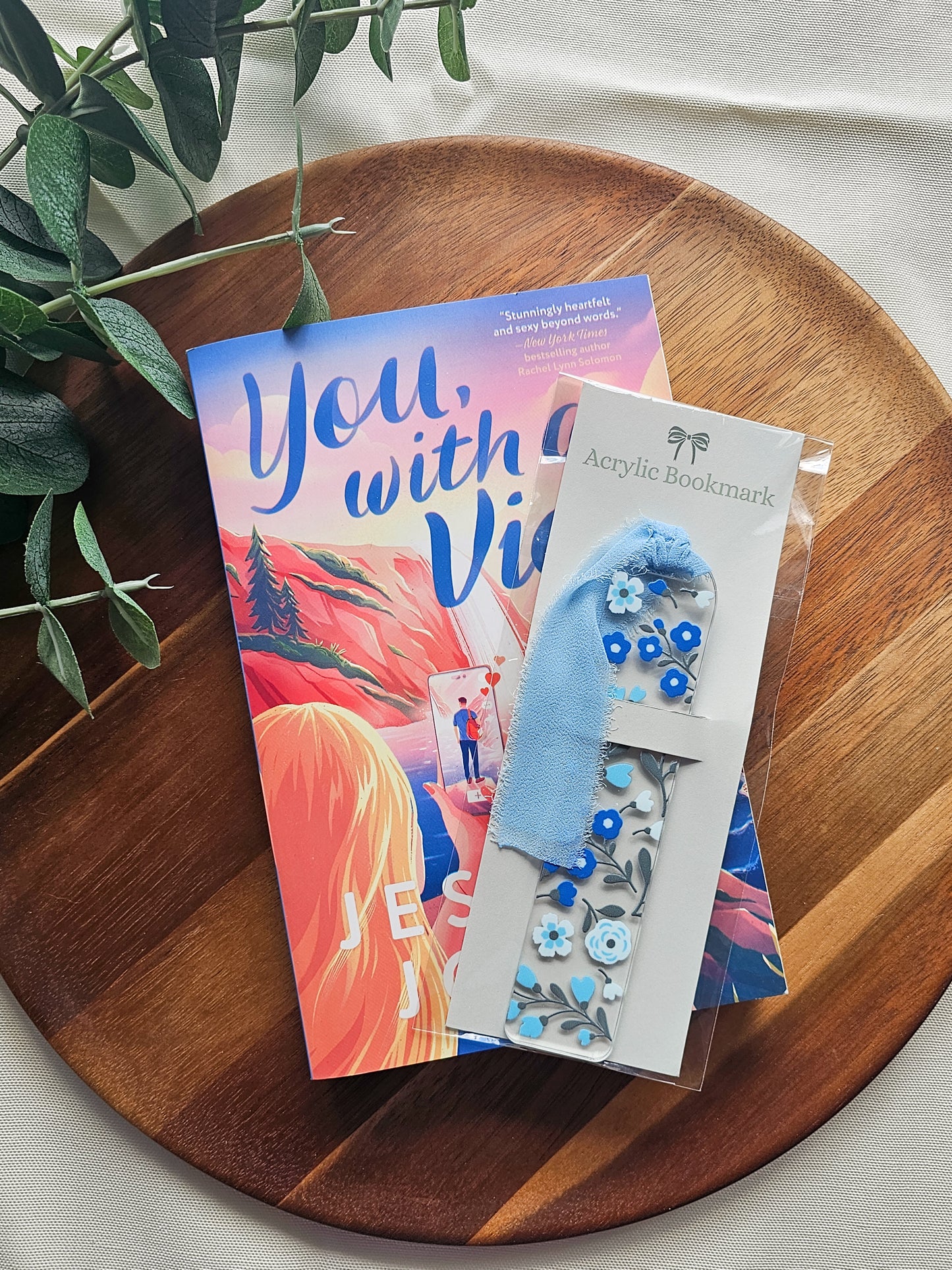 Ocean Mist Acrylic Bookmark