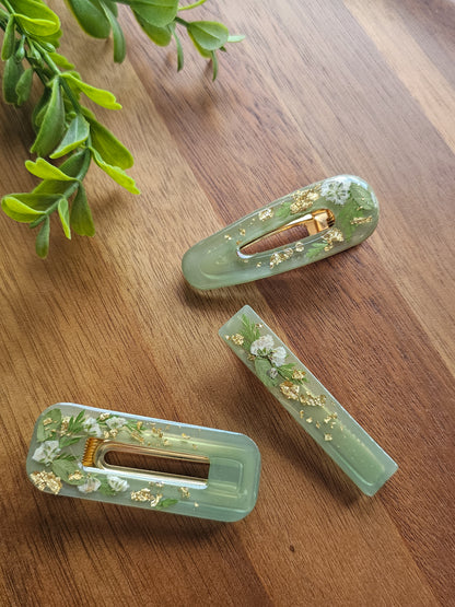 Sage Whispers Barrette Set