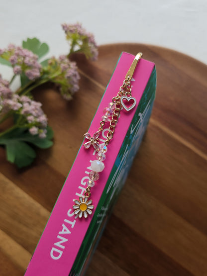 Petals & Daydreams Layered Charm Bookmark