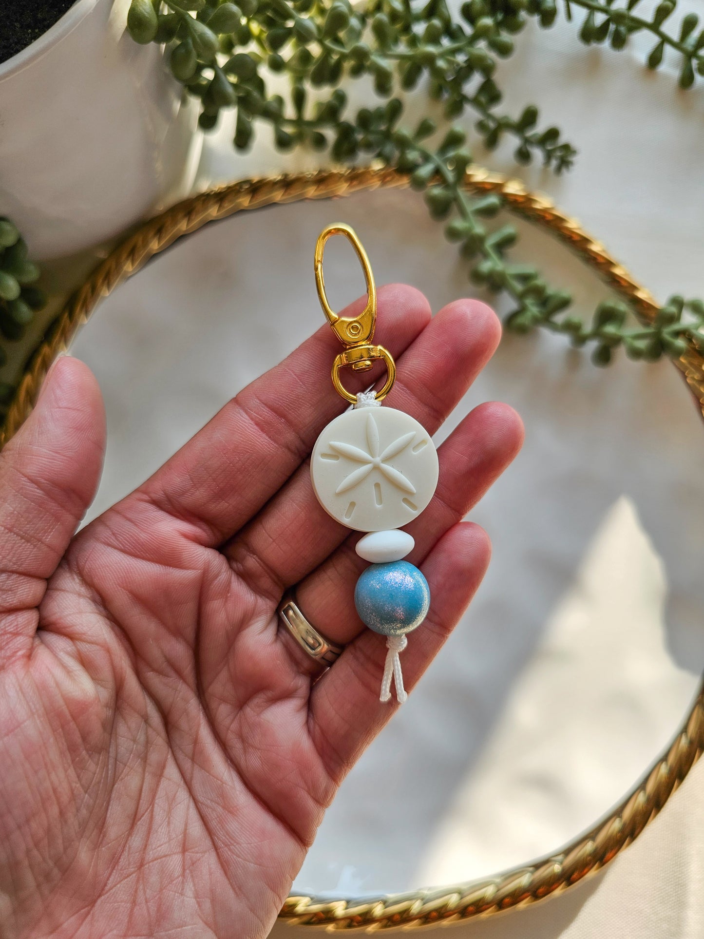 Sea Glass Skies Kindle Buddy Keychain
