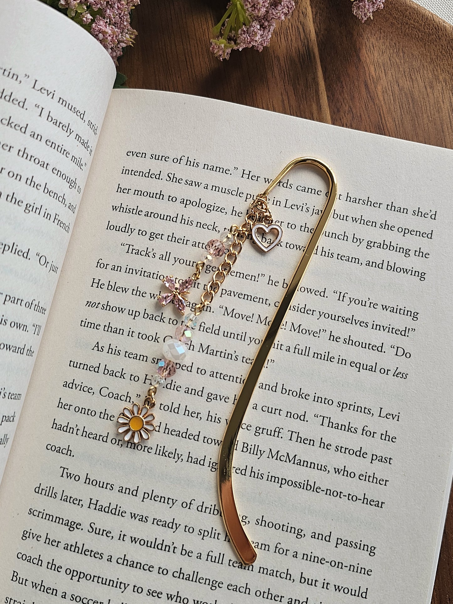 Petals & Daydreams Layered Charm Bookmark