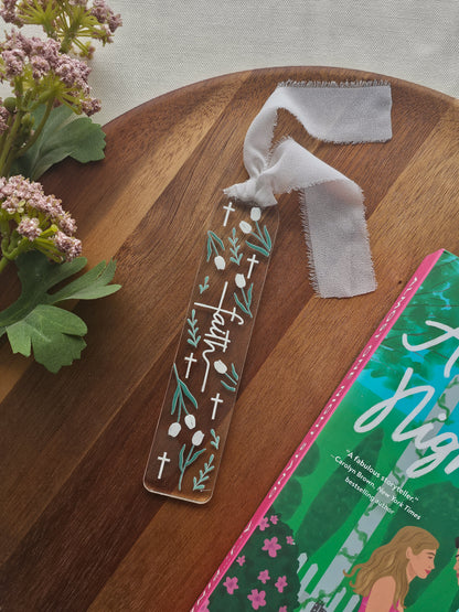 Rooted in Faith Acrylic Bookmark