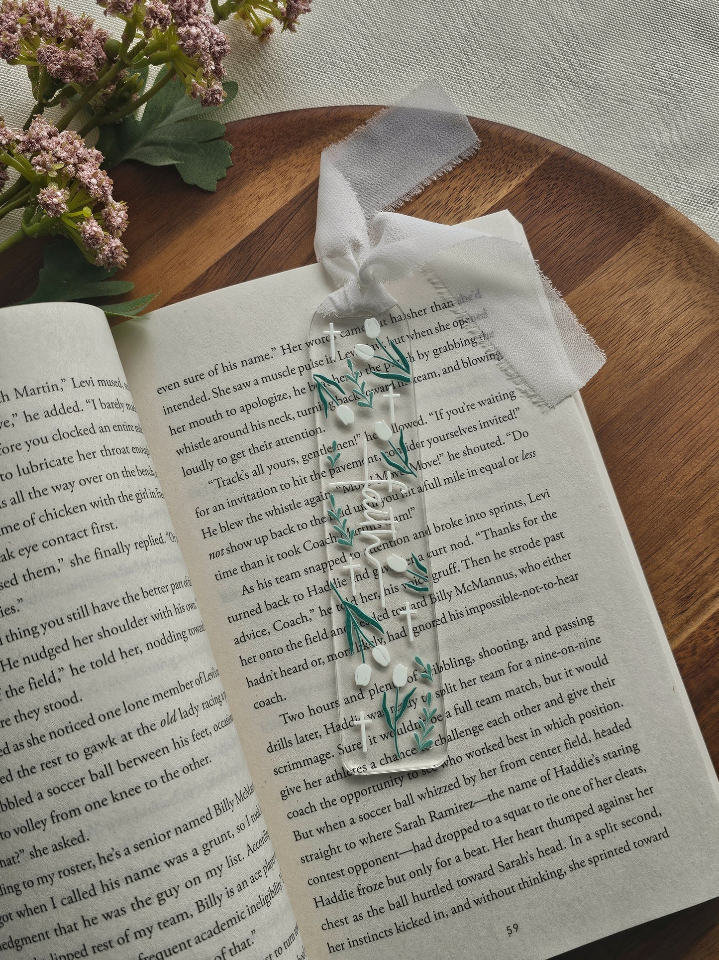 Rooted in Faith Acrylic Bookmark