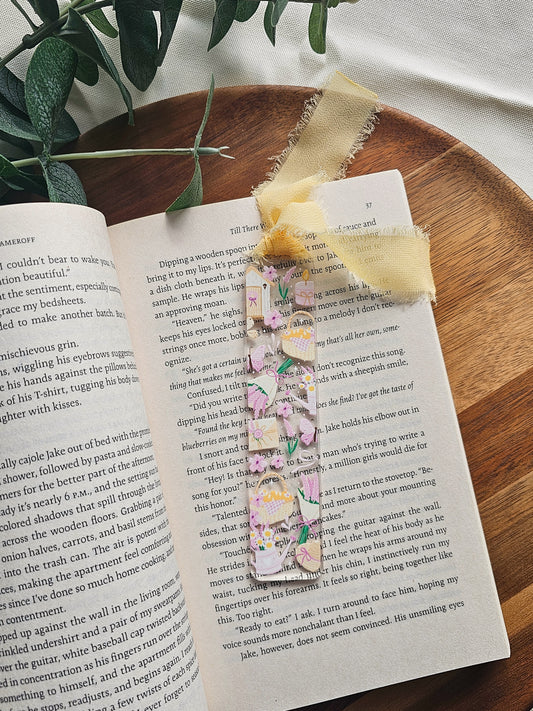 Lavender Picnic Acrylic Bookmark